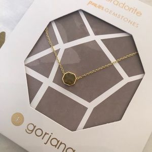 Gorjana NWT power gemstone necklace labradorite
